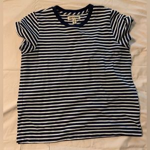 Rivet and Thread Madewell Navy and White Striped Tee